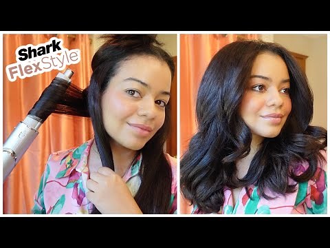 SHARK FLEXSTYLE CURLS TUTORIAL - NEW VIRAL DYSON AIRWRAP DUPE!