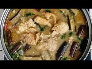Ginisang Munggo with Pork Chicharon | Sauteed Mung Beans