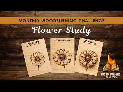 Flower Study | Live Woodburning Class