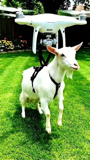 The Next Delivery Method: Drone-Goat Express