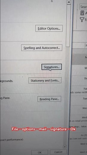 How to create Auto Signature in Outlook mailbox #microsoft #email #diy #signature