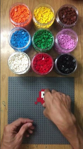 Cute Parrot Pixel Art Tutorial – Learn to Draw in Pixels! #shorts