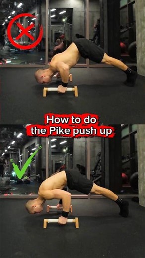 How to do the Pike push up... |#calisthenics #tutorial #guide #motivation #pikepushups #pushups
