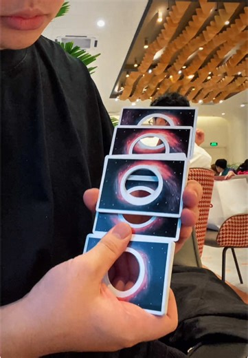 The Orbit #card #cardistry #orbit #blackhole #galaxy