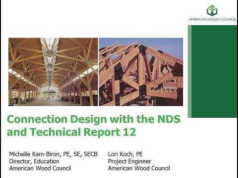 Connection Design with the NDS and Technical Report 12