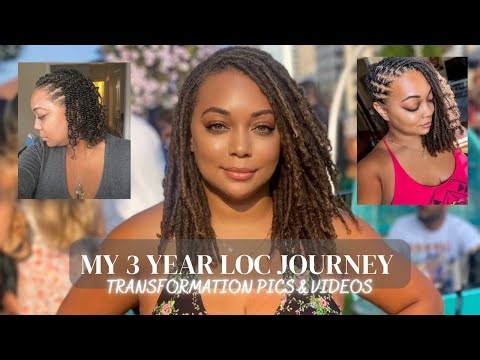 MY 3 YEAR LOC JOURNEY | Transformation Pics & Videos