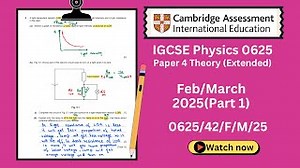 Igcse Physics 0625 Feb March 2025 Paper 42 0625 42 F M 25 Q1 Q5 Past Paper Solved Mathiphy Mp3 & Mp4 Download - clip.africa.com