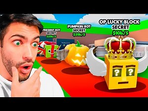 I Opened The RAREST LUCKY Rots in Steal the Brainrot...