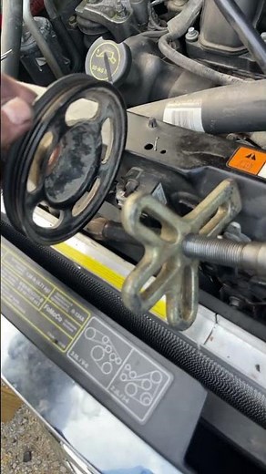 How to get to the water pump on a 08 Ford Escape 3.0 V6. #ford #autorepair #mechanic #shorts