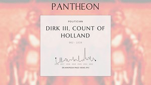 Dirk III, Count of Holland Biography | Pantheon
