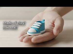 DIY Real Shoe👟 with Clay | Step-by-Step Tutorial | Clay craft