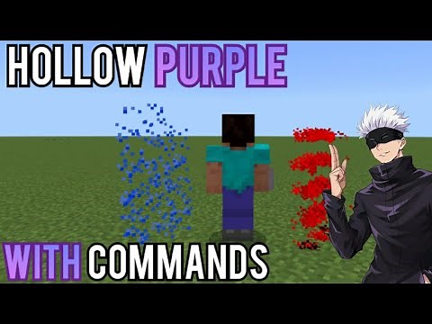 How to make Hollow Purple in Minecraft (Command Block Tutorial) 2024