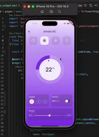 9K views · 108 reactions | Flutter IoT App UI | Triệu Khánh | Facebook