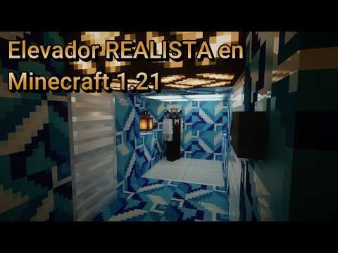 CÓMO Hacer un ELEVADOR REALISTA en Minecraft Java 1.21 - Tutorial | SoyPug