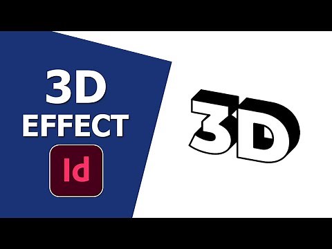 How to create 3d effect in InDesign