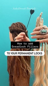 5.5K views · 380 reactions | Missing volume in your permanent Locks? ✨ Add Temporary Dreadlock Fillers for instant success. Watch, save & learn  Comment “LOCKS” to get your ️  in your DM. #hairtutorial #hairvolume #locks #saltydreads | SaltyDreads | Facebook