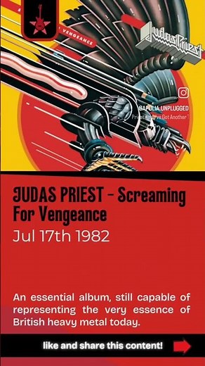JUDAS PRIEST – Screaming for Vengeance (1982) 🤘 #ScreamingForVengeance #HeavyMetal #Metal #NWOBHM