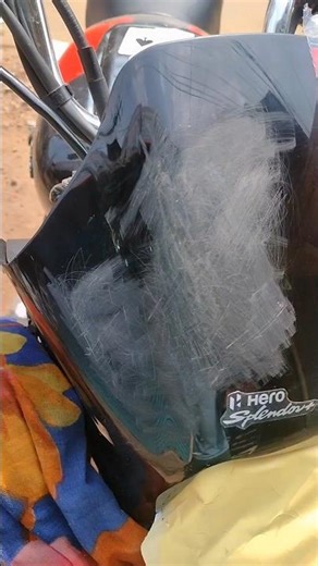 स्क्रैच Splendor Visor Paint 😍 | splendor #shotrs #ytshorts #splendor #motorcycle #automobile