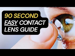 Contact Lenses For Beginners | Easy Contact Lens Removal | How To Put In Contact Lenses Easy