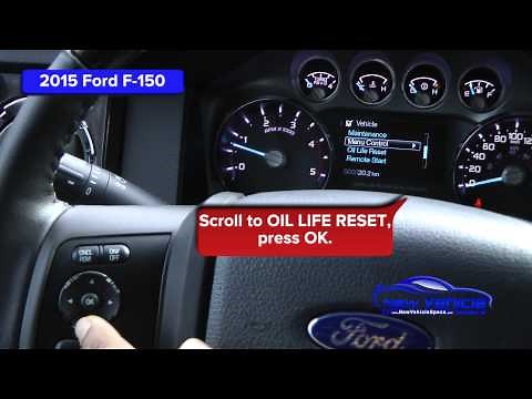 2015 Ford F-150 Oil Light Reset / Service Light Reset