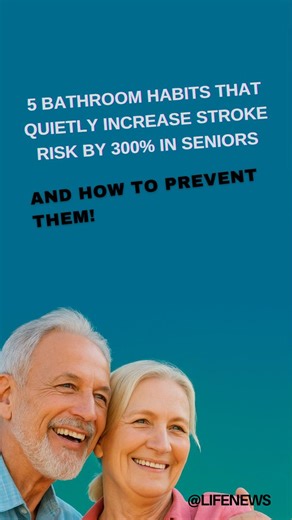 Doctors say most seniors increase their risk of stroke every single morning — without realizing it. Simple bathroom habits like straining, sitting too long, or standing up too fast can quietly raise blood pressure, cut off oxygen, and trigger dangerous brain events. In this video, we’ll uncover the 5 most common bathroom mistakes seniors make that silently increase stroke risk — and the simple doctor-backed steps to prevent them. ✨ What you’ll learn: 🩺 5 daily bathroom mistakes that quietly rai