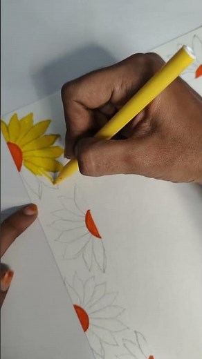 ✨ Beautiful Flower Border Design ✨| bunnyy_artzz 🎨