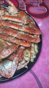 DOUBLE CRAB LEG RASTA PASTA 303s Michigan Ave kenilworth nj | Kashif Crabbae Jones