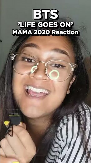 BTS - Life Goes On Performance MAMA 2020 REACTION 😍 (Under 1 Minute Reaction Video) #shorts
