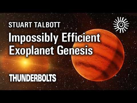 Stuart Talbott: Impossibly Efficient Exoplanet Genesis | Thunderbolts