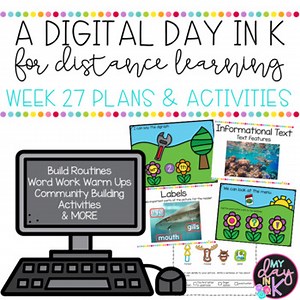 Digital Day in K Week 27 Plans & Activities | Google Slides
