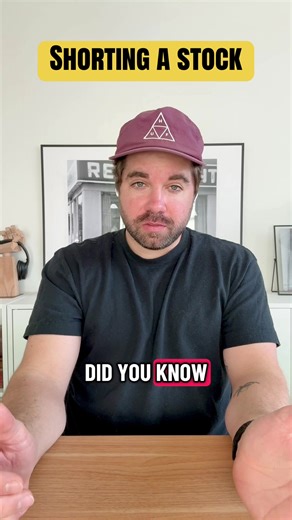 Shorting a stock explained #short #invest #stockmarket #finance #education