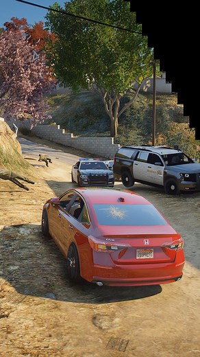 DriFTer on Instagram: "How Do You Even Escape Like THIS?! Civic Edition 🏎️🪂 #gtav #fivem #gtarp #honda #fastandfurious"