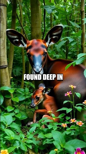 Adorable Baby Okapis and Their Quirky Features