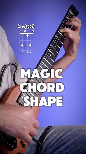 Universal movable chord shape #guitarchords