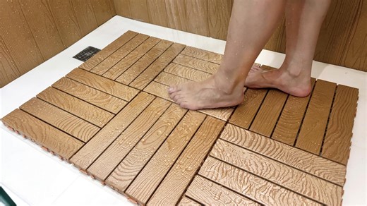 0% Water Absorption Wood Grain Bath Mat, Eco-friendly Anti-mold Anti-slip, Spa-style, DIY Modular Design, Suitable for Bathroom/outdoor Use. - Etsy UK