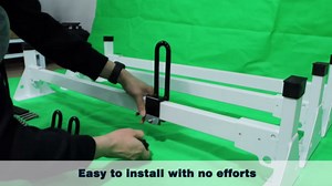 MELIPRON Steel Cargo Van Roof Ladder Rack Fit for Ford Transit Connect 2014-on 3 Crossbars 46"