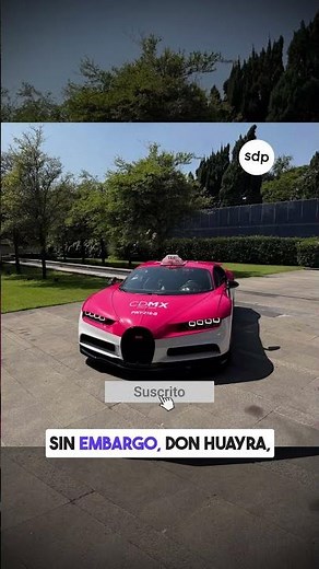 🚕 Bugatti taxi causes a sensation in Mexico City: users doubt it's real