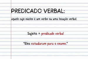 Predicado verbal: o que é, exemplos, como identificar - Mundo Educação