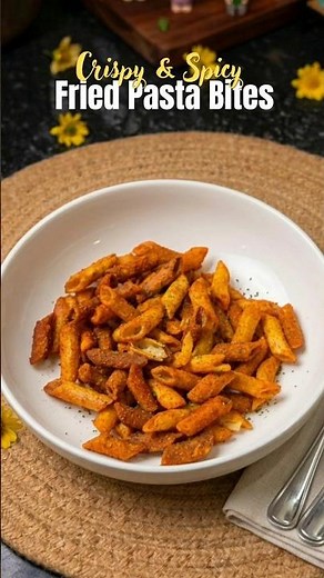 Crispy Fried Pasta Recipe 🍝 | Easy Pasta Snack | Crunchy Evening Snacks