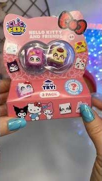 Clic keez 🫶🏼 hallo Kitty and Friends/ Tap to TRY! + BONUS CHARM!🫰🏼 #asmr #sanrio #clickeez