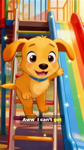 Kindness on the Rainbow slide!