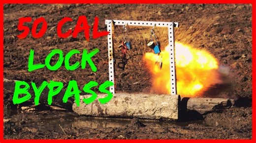 Can a Lock Survive a .50 Cal? | Drew Porter