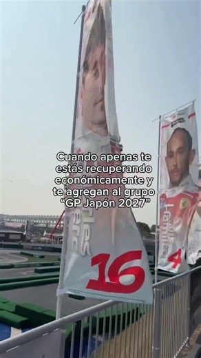 Cuando apenas te estás recuperando económicamente y te agregan al grupo #GP #Japon 2027🏎️ #f1