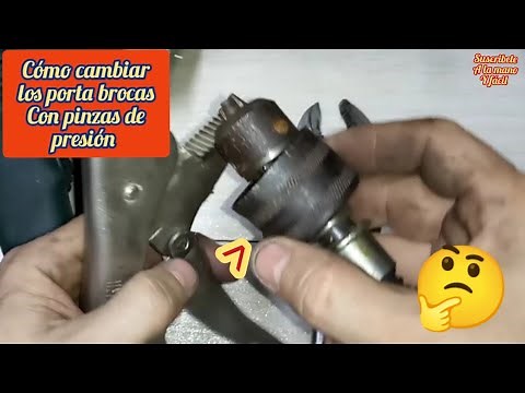 Cómo quitar y poner PORTABROCAS o mandril de los taladros.