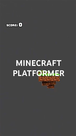 Minecraft platformer!