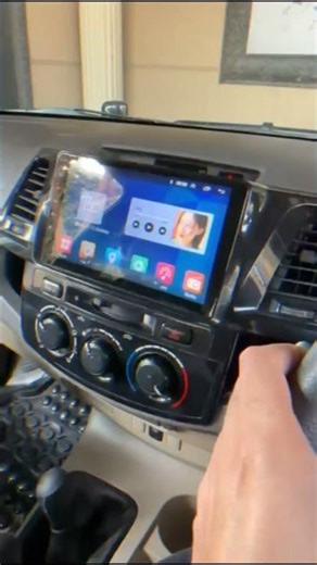 Vigo Android tablet installed dono ✔️ #automobile #caraccessories