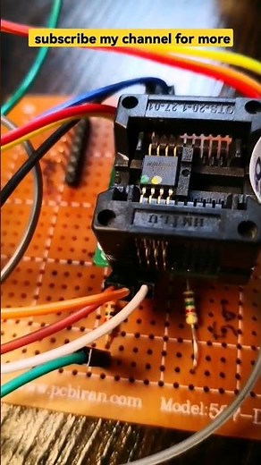 re-Programming a pc bios chip with an arduino uno #shorts #short #shortvideo #shortsvideo #arduino
