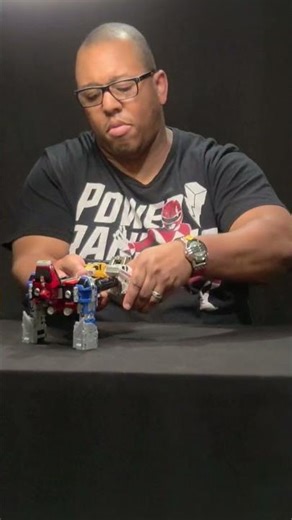 Behind the scenes of the Omega Megazord!