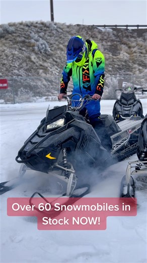 Check out our sleds we have in stock! They won’t last long. #blackfootmotorsportsidaho #powersports #snow #snowmobile