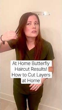 At Home Butterfly Haircut Tutorial - How to Cut Long Layers at Home #diy #haircuttutorial